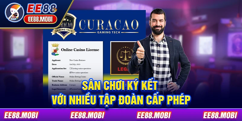 Sân chơi ký kết với nhiều tập đoàn cấp phép